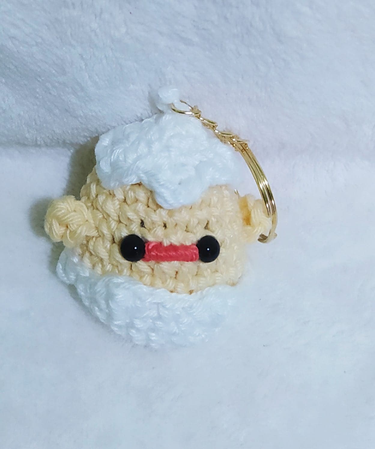 Chaveiro Pintinho no Ovo em Amigurumi (5 cm)