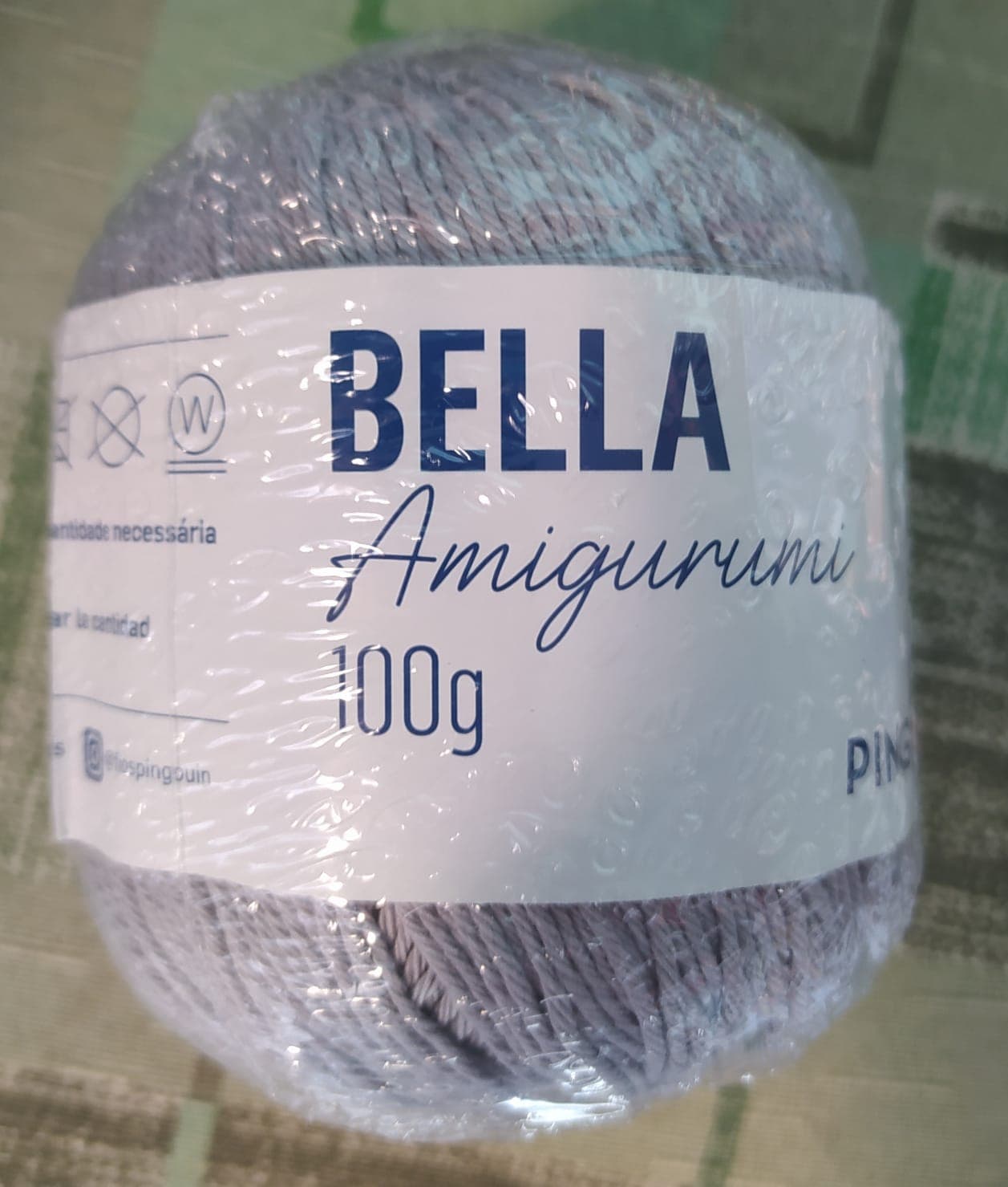 Linha Bella Amigurumi 100g Pingouin – Cor Steel 02271819 - Lote 233673